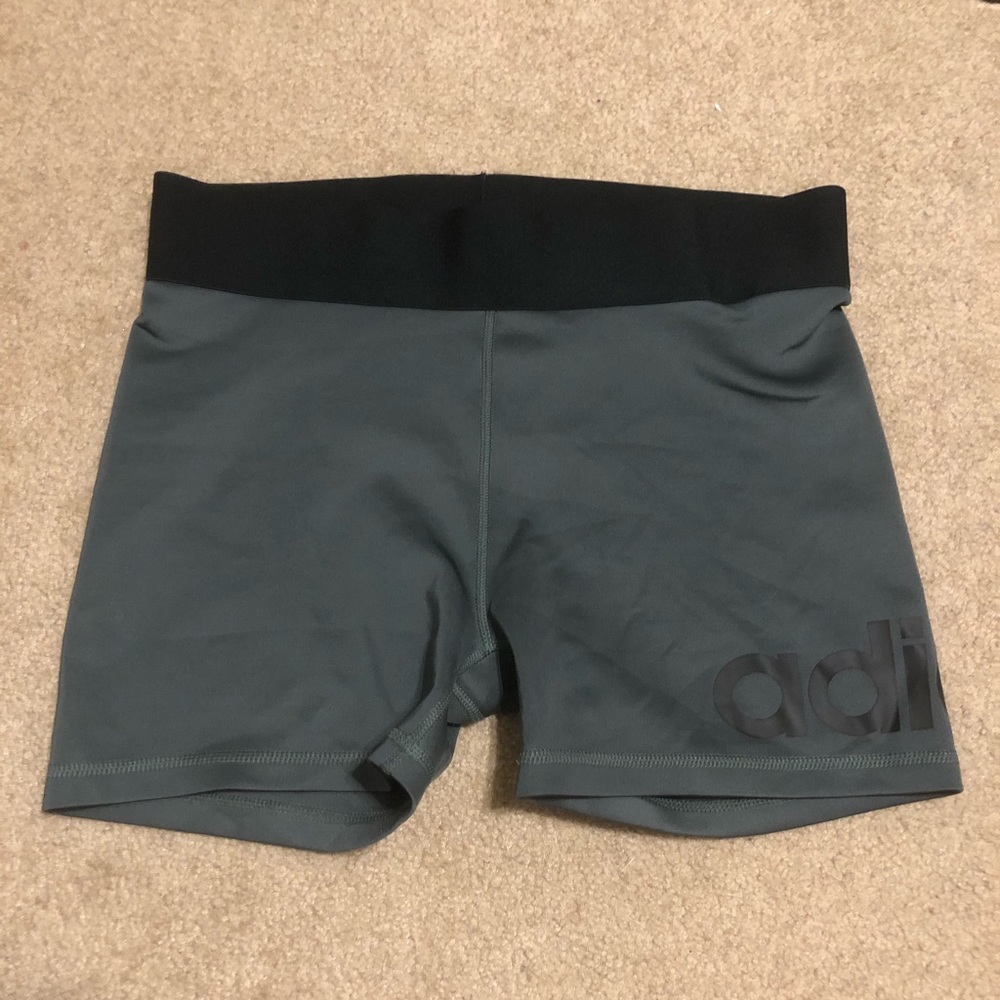 dark green Adidas spandex